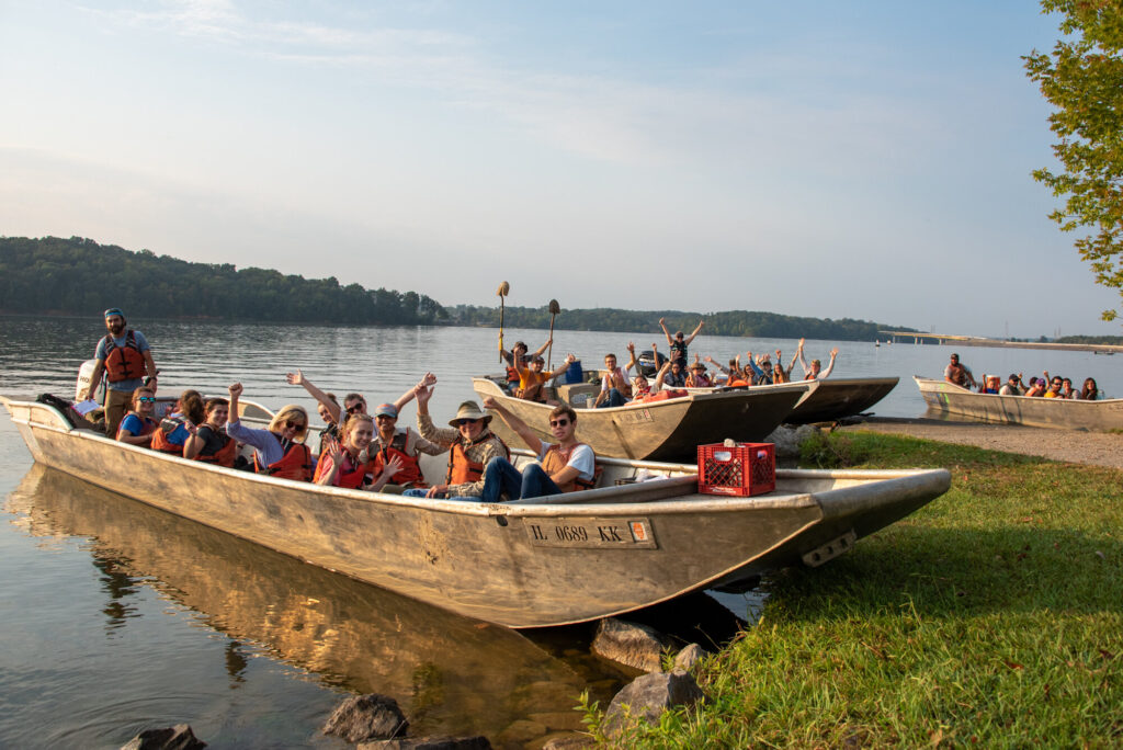 Adopt-A-River Mile cleanup effort