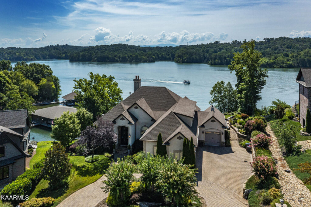 A stunning large home on Tellico Lake in Tennessee. 
