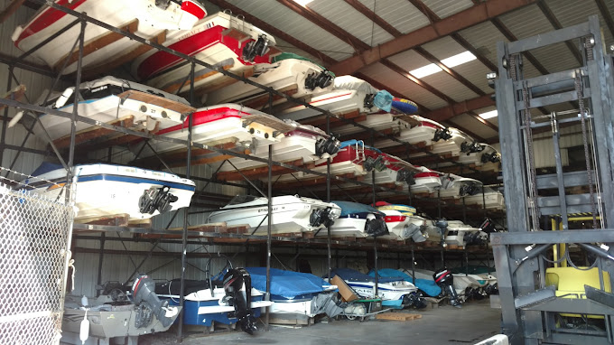 boats in dry storage