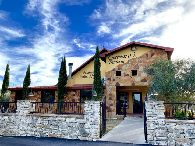 Exterior of Genaro's Trattoria restaurant.
